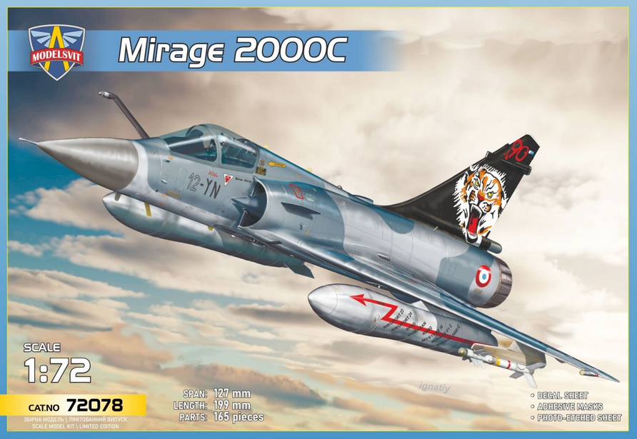 [Précommande] Dassaut Mirage 2000C (3 décos + nouveau bidon) - MODELSVIT 1/72
