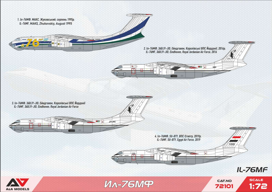 Ilyushin IL-76MF "Candid" - A&A MODELS 1/72
