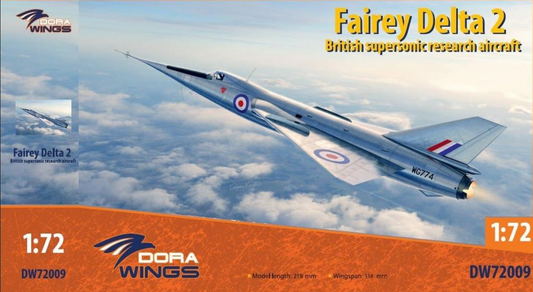 Fairey Delta 2 - British supersonic research aircraft - DORA WINGS 1/72