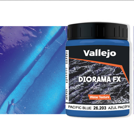 Diorama FX - Bleu Pacifique / Pacific Blue (200ml Water Texture) - PRINCE AUGUST