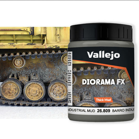 Diorama FX - Boue épaisse Industrielle / Industrial Thick Mud (200ml) - PRINCE AUGUST