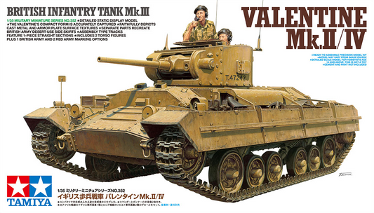 Valentine Mk.II/IV - British Infantry Tank Mk.III - TAMIYA 1/35