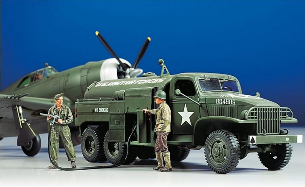 U.S. 2 1/2ton 6x6 Airfield Fuel Truck - TAMIYA 1/48