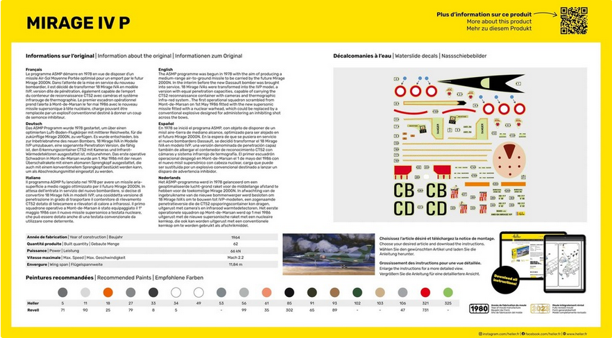 Mirage IV P - HELLER 1/48