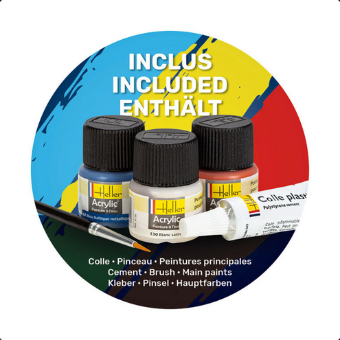 Porte-avions Foch 1965 - Starter Kit - HELLER 1/400