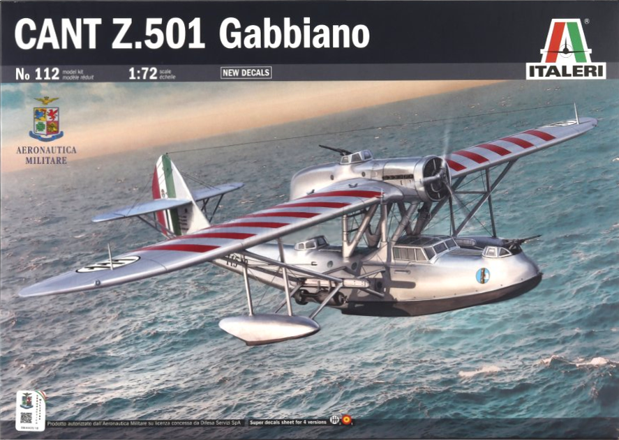 Cant Z.501 Gabbiano - ITALERI 1/72