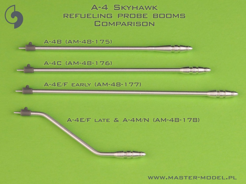 A-4 Skyhawk - BENT refueling probe boom - MASTER MODEL AM-48-178