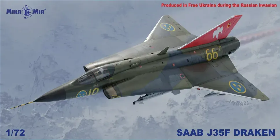 Saab J35F Draken - MIKROMIR 1/72