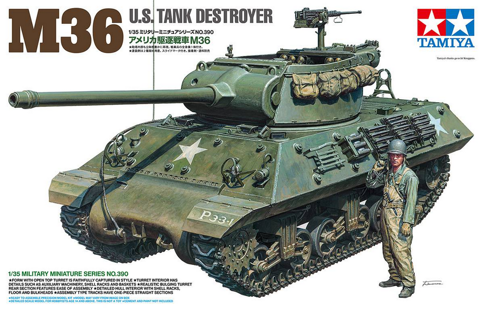 M36 U.S. Tank Destroyer - TAMIYA 1/35