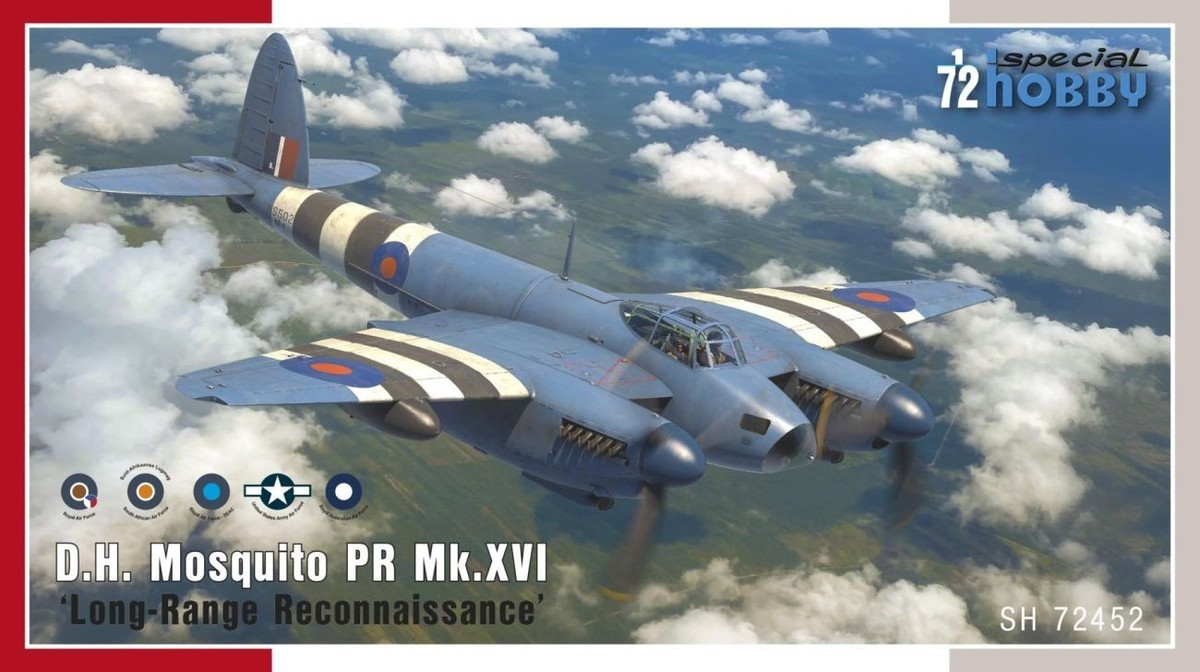 D.H. Mosquito PR Mk.XVI "Long-Range Reconnaissance" - SPECIAL HOBBY 1/72
