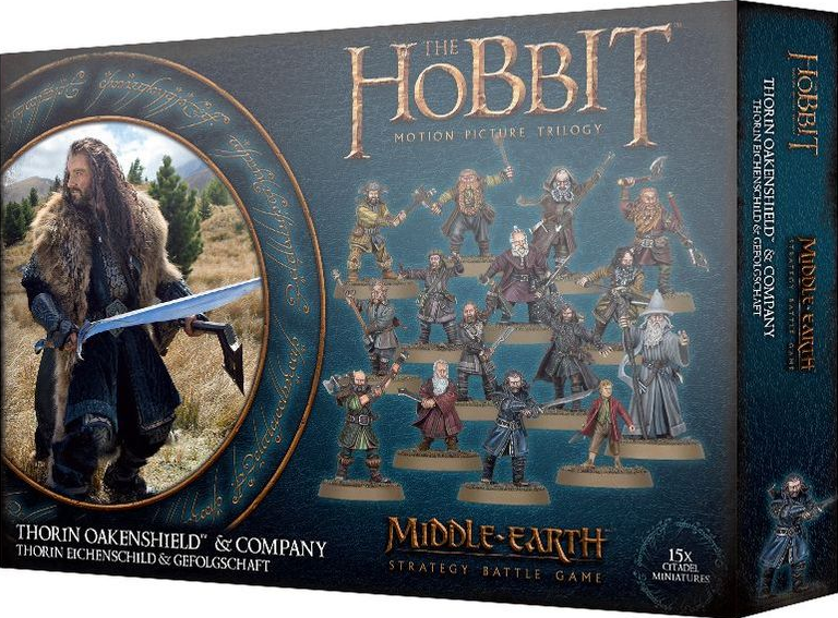 Thorin Oakenshield & Company - The Hobbit - WARHAMMER MIDDLE EARTH / CITADEL