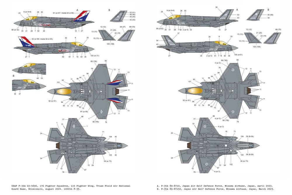 F-35A Lightning II "1000th" - ACADEMY 1/72
