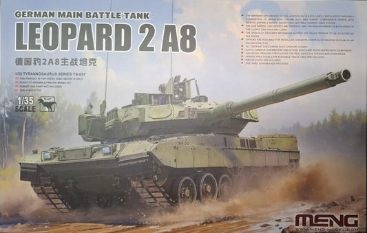 German Main Battle Tank Leopard 2A8 - MENG 1/35