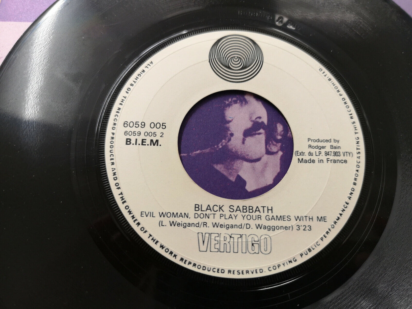 Black Sabbath "The Wizard" Orig France 1970 EX/EX (
