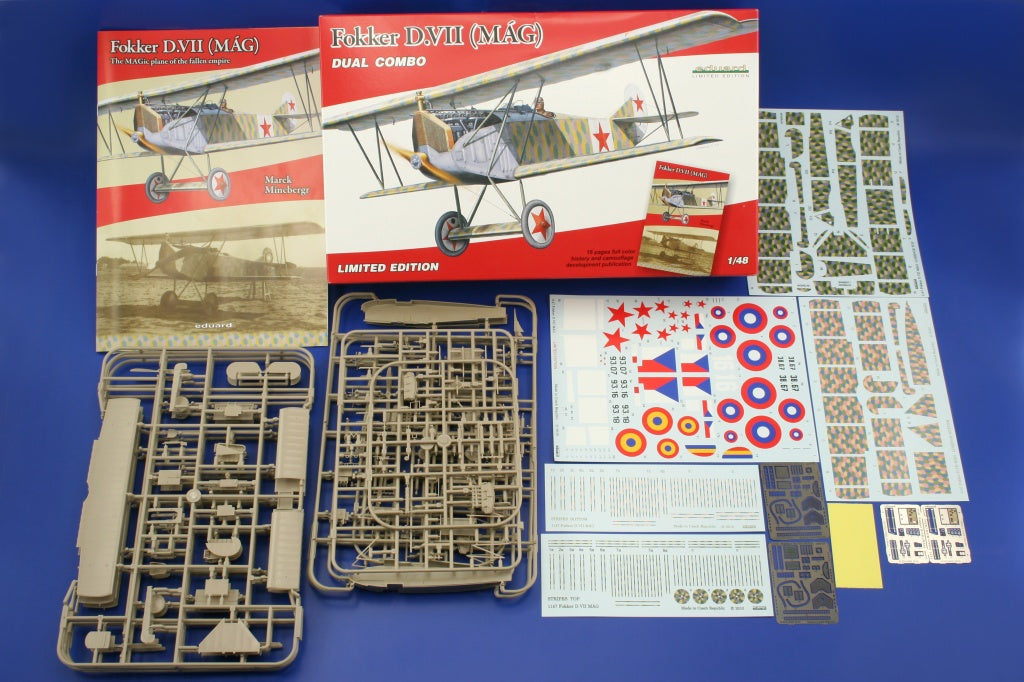 Fokker D.VII (Mag) Dual Combo (2 Kits + Book) - Limited Ed. - EDUARD 1/48