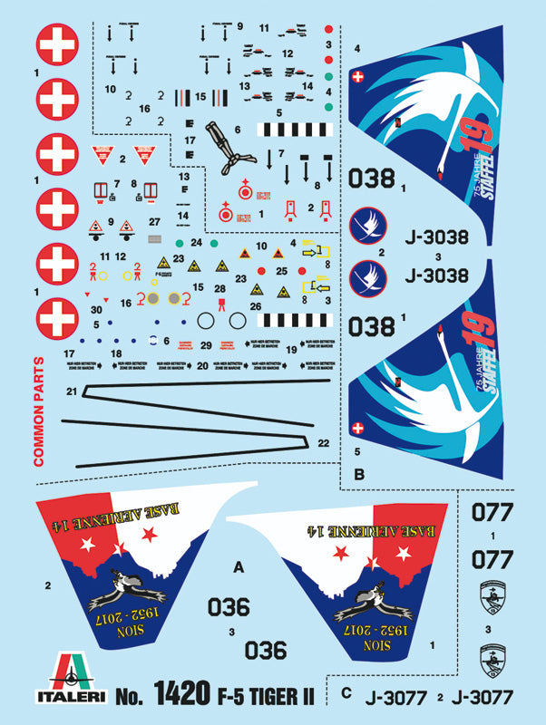Northrop F-5E Swiss Air Force - ITALERI 1/72