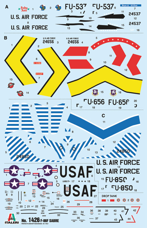 North American F-86F Sabre - ITALERI 1/72