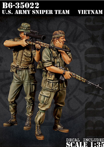 U.S. Army Sniper Team, Vietnam - Bravo 6 1/35