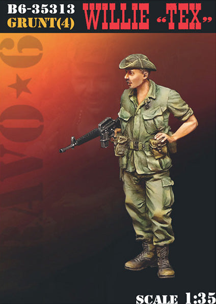 Grunt (4) Willie "Tex" - Bravo 6 1/35