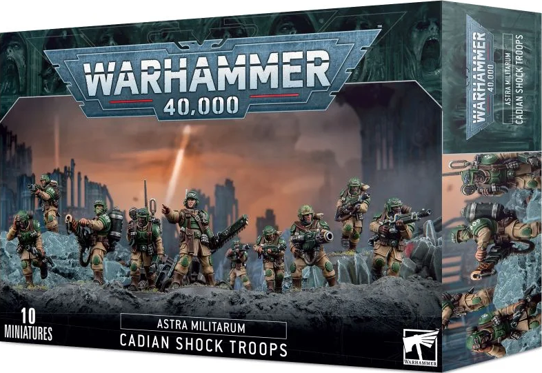 Cadian Shock Troops / Troupes de Choc Cadienne - Astra Militarum - WARHAMMER 40.000 / CITADEL