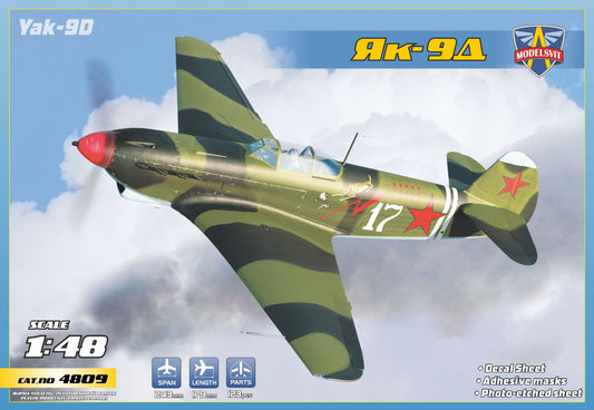 Yakovlev Yak-9D - MODELSVIT 1/48