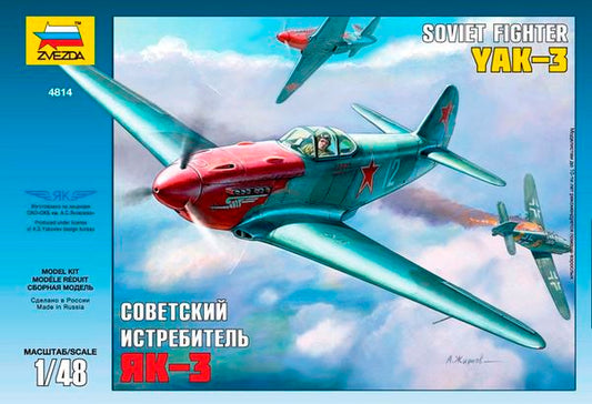 Yakovlev Yak-3 Soviet Fighter - ZVEZDA 1/48