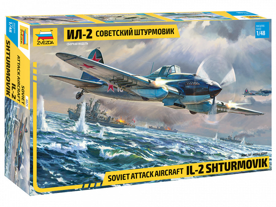 Ilyushin IL-2 Stormovik Soviet Attack Aircraft - ZVEZDA 1/48