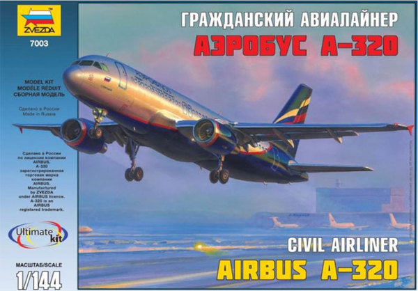 Airbus A-320 Civil Airliner - ZVEZDA 1/144