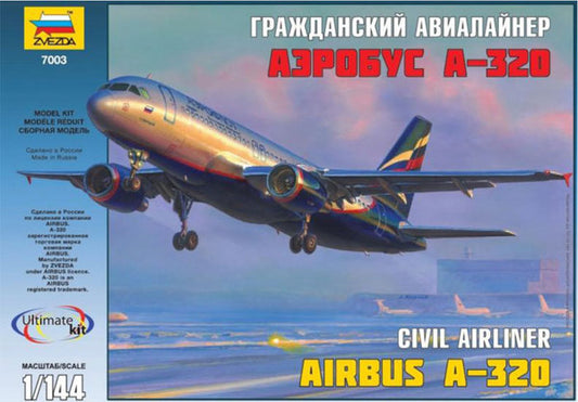 Airbus A-320 Civil Airliner - ZVEZDA 1/144