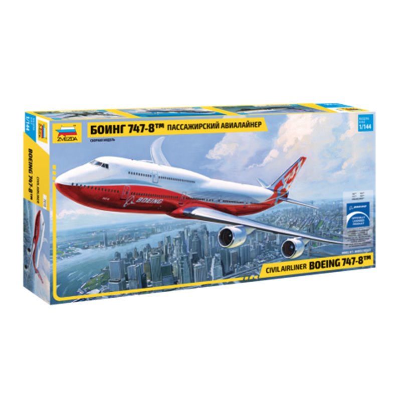 Boeing 747-8 Civil Airliner - ZVEZDA 1/144