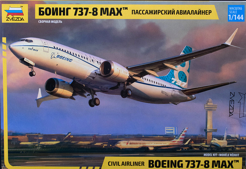 Boeing 737-8 MAX Civil Airliner - ZVEZDA 1/144