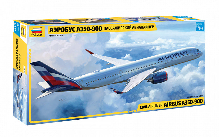 Airbus A350-900 Civil Airliner - ZVEZDA 1/144