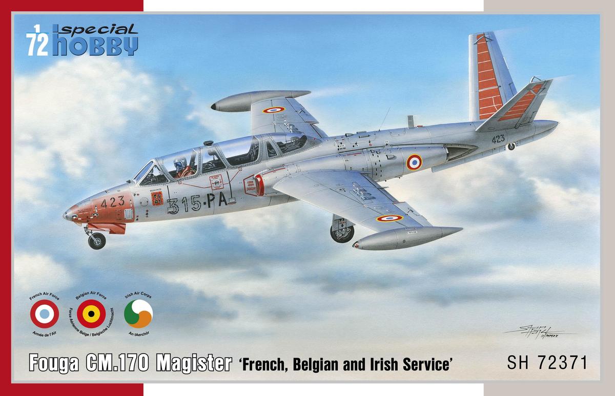 Fouga CM.170 Magister "French, Belgian and Irish Service" - SPECIAL HOBBY 1/72