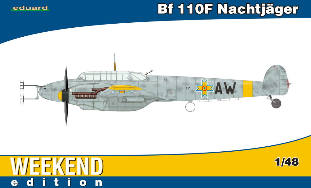 Messerschmitt Bf 110F Nachtjäger Weekend - EDUARD 1/48