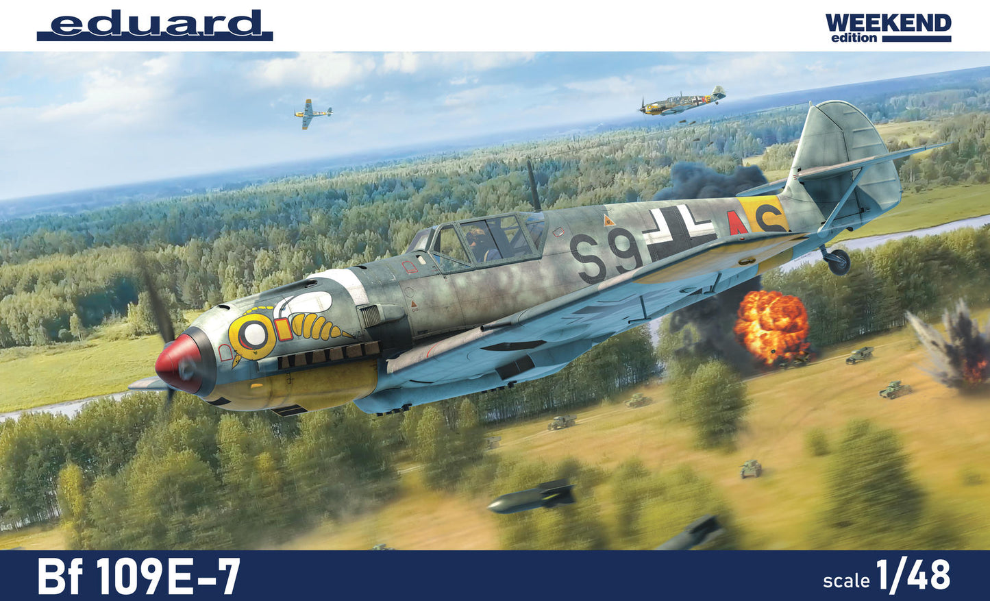 Messerschmitt Bf 109E-7 Weekend edition - EDUARD 1/48