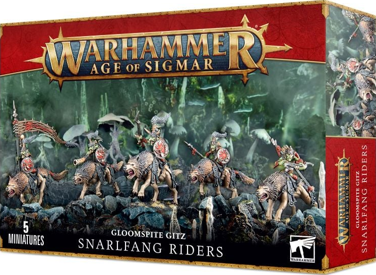 Snarlfang Riders / Chevaucheurs de Grognecrocs - Gloomspite Gitz - WARHAMMER AGE OF SIGMAR / CITADEL