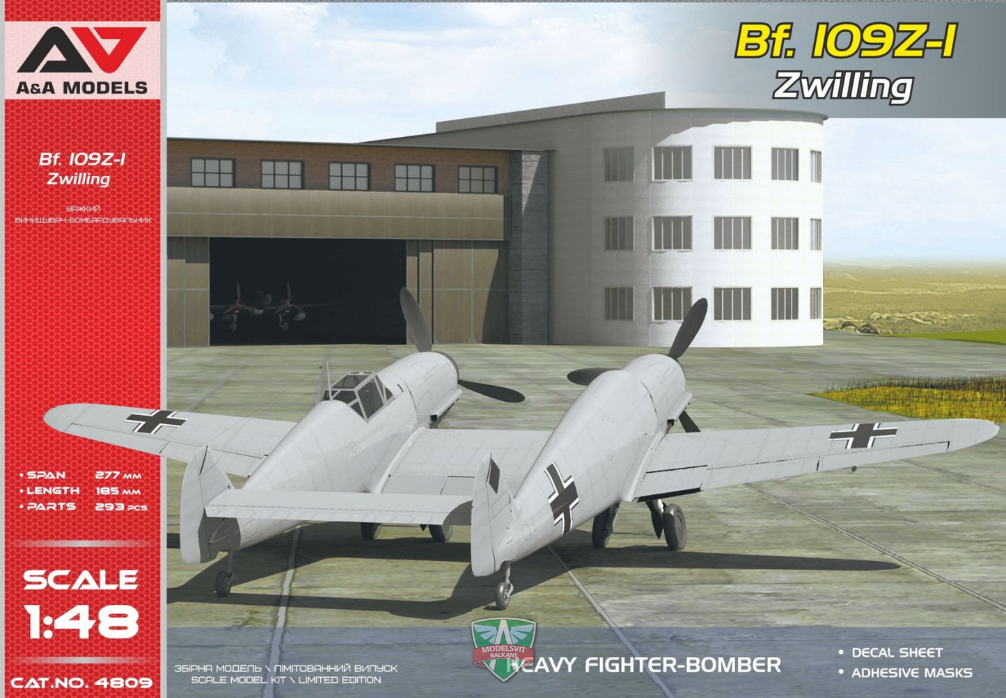 Messerschmitt Bf.109Z-1 "Zwilling" - A&A MODELS 1/48