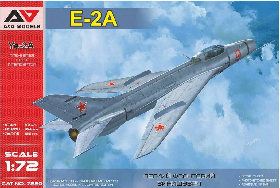 Mikoyan Ye-2A Pre-Series Light Interceptor - A&A MODELS 1/72