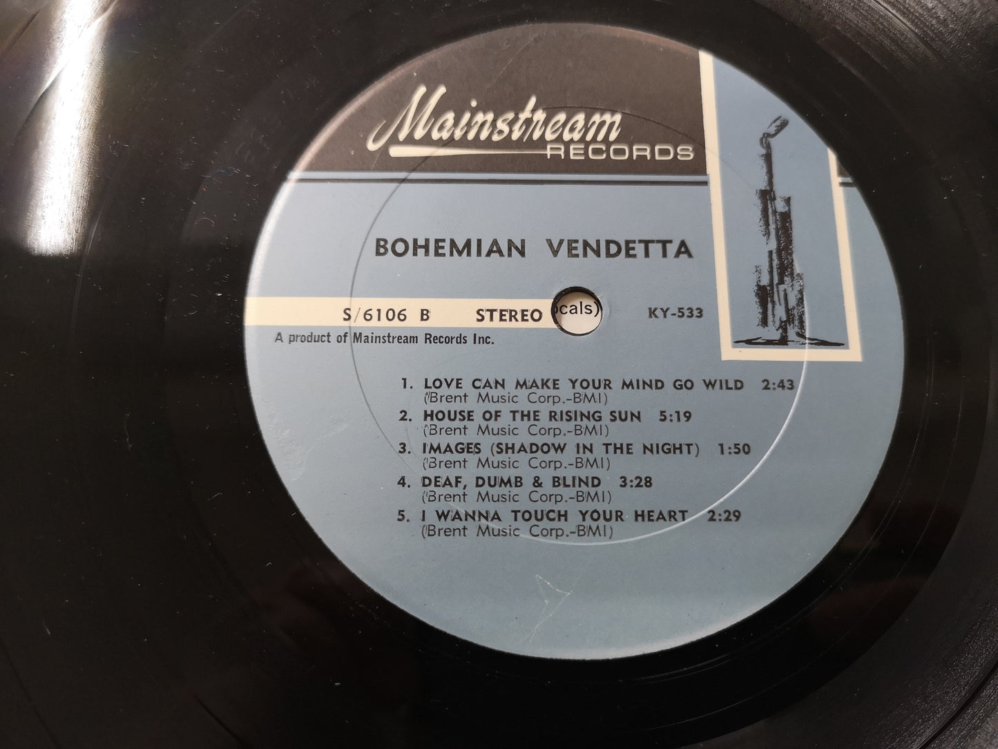 Bohemian Vendetta "S/T" Orig US Stereo 1968 VG+/EX