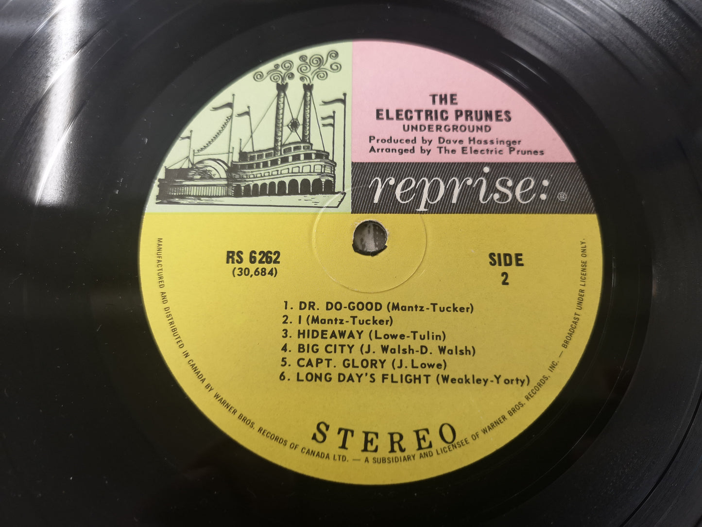 Electric Prunes "Underground" Orig Canada Stereo 1967 Tri-Color M-/VG++