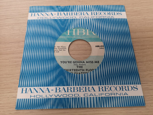 13th Floor Elevators "You're Gonna Miss me" Orig US 1966 HBR EX
