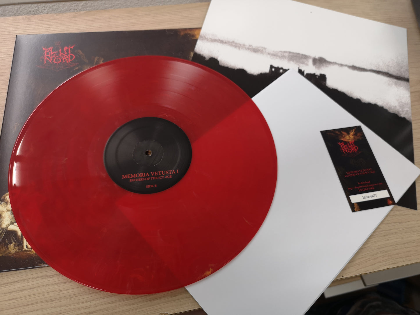 Blut Aus Nord "Memoria Vetusta I - Fathers of the Icy Age" Re Red Vinyl