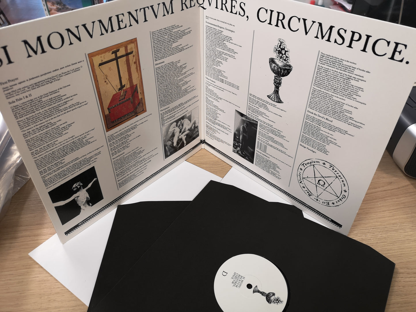 Deathspell Omega "Si Monumentum Requires, Circumspice" Re 2xVinyl + Poster