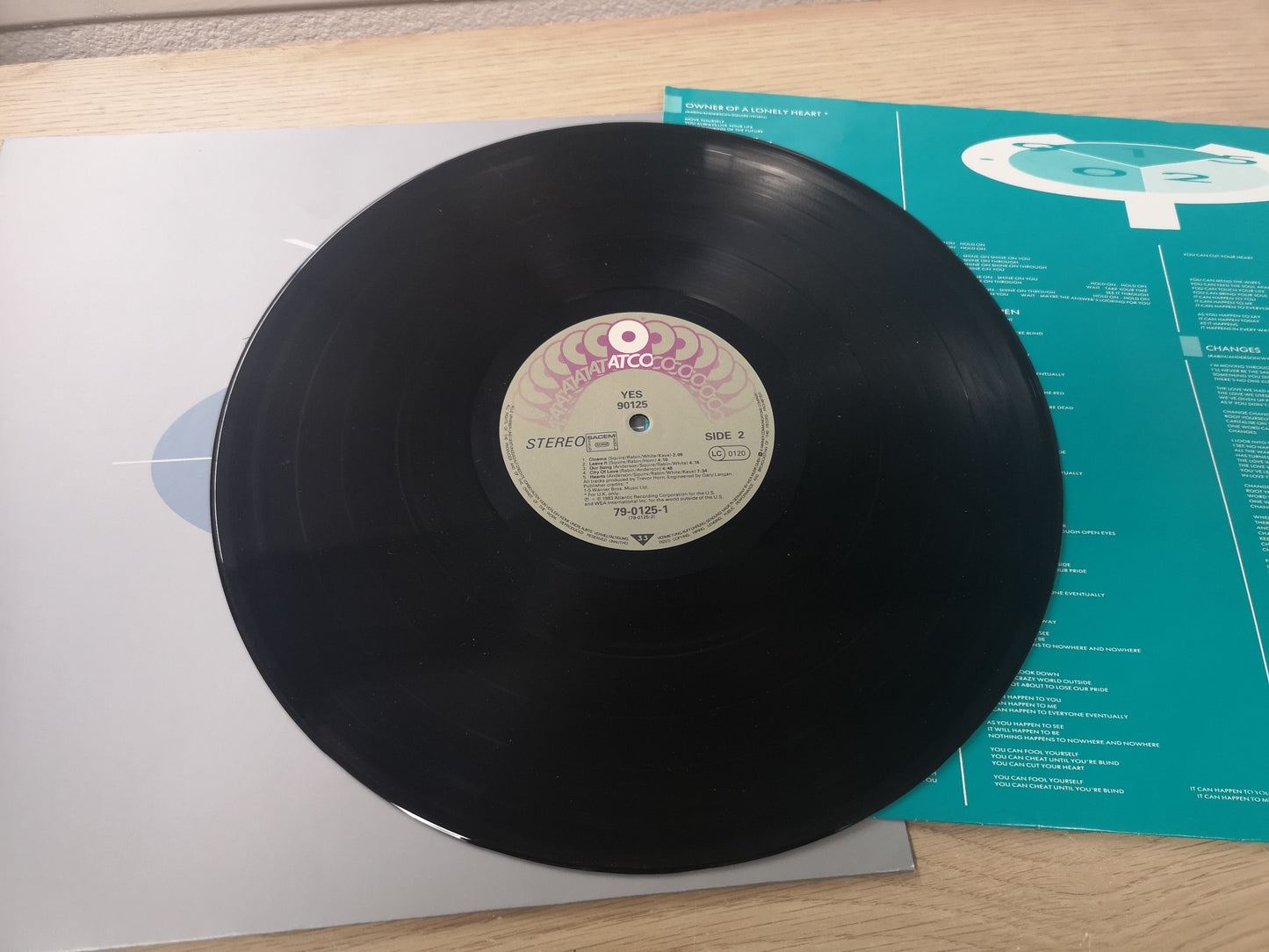 Yes "90125" Orig Germany 1983 VG++/VG++