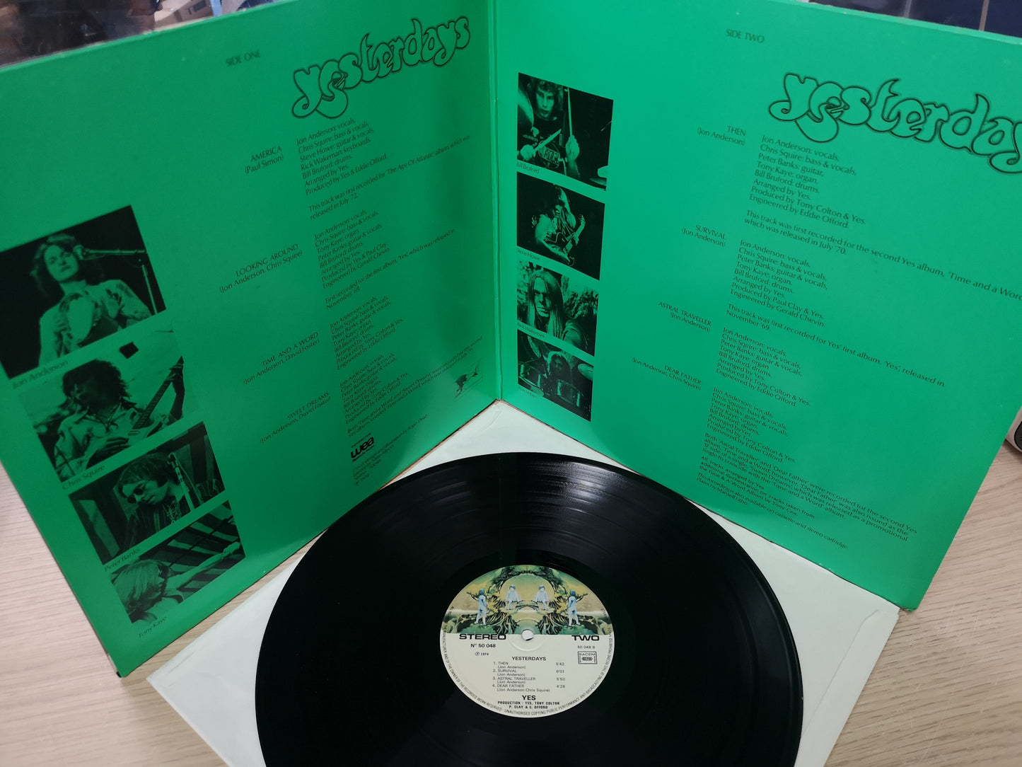 Yes "Yesterdays" Orig France 1974 VG++/VG++