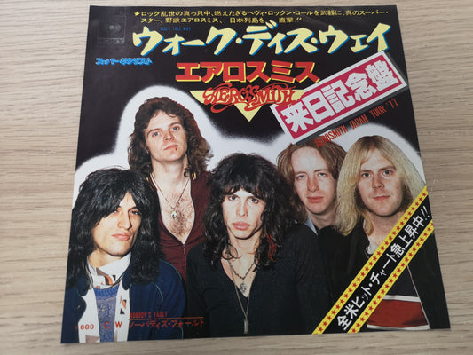Aerosmith "Walk this Way" Orig Japan 1976 EX