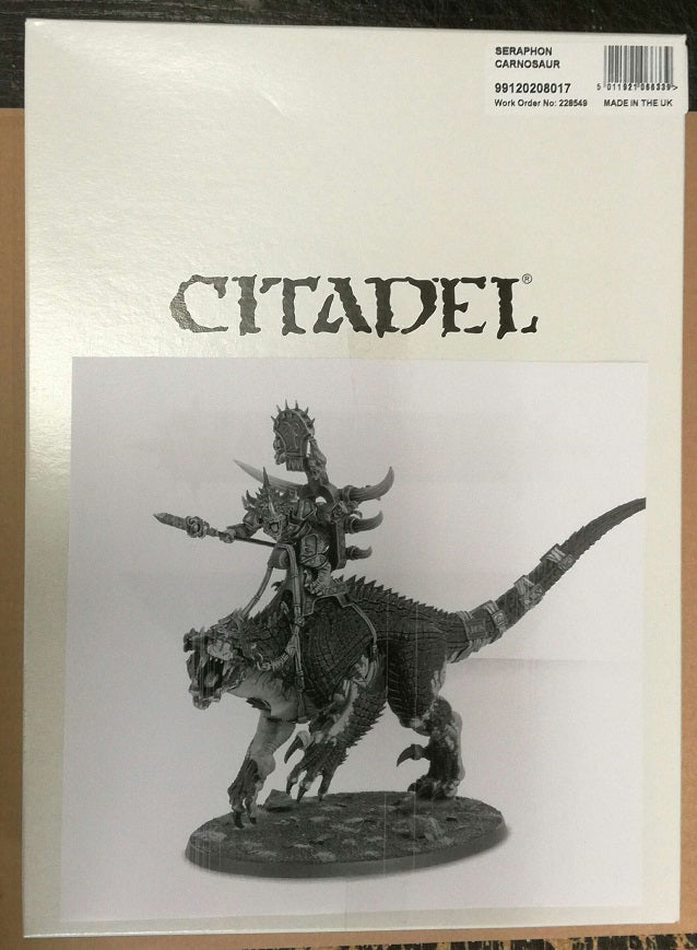 Saurus Oldblood on Carnosaur - Seraphon - Warhammer Age of Sigmar / Citadel