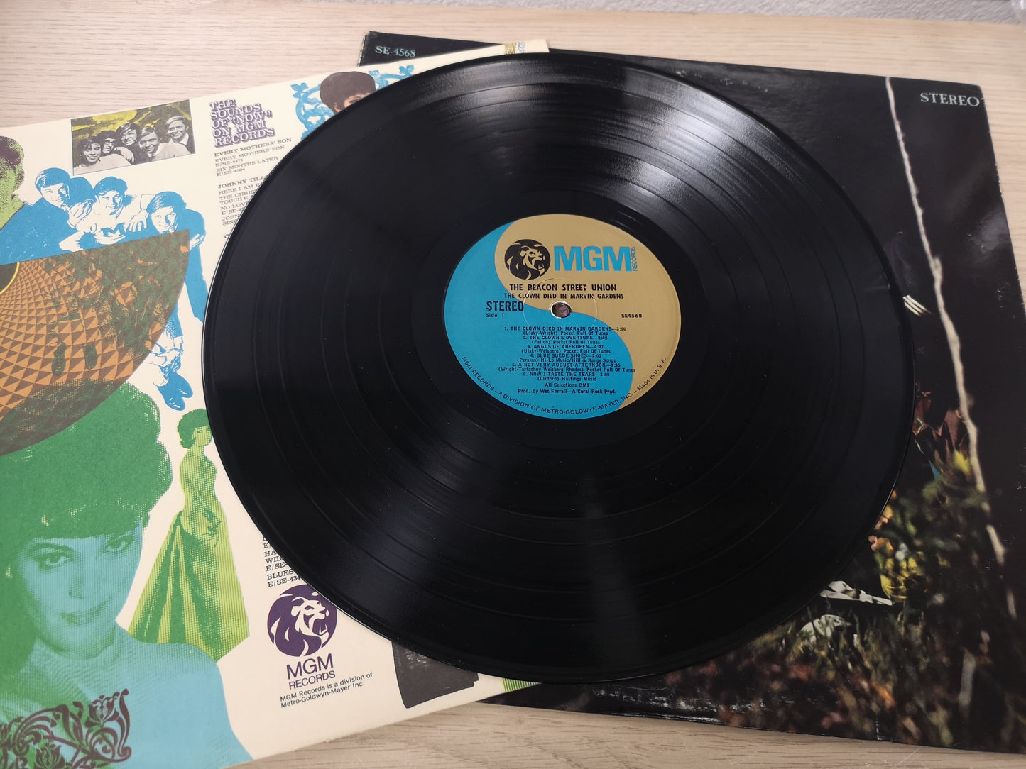 Beacon Steet Union "The clown died in Marvin Gardens" Orig US 1968 VG+/EX