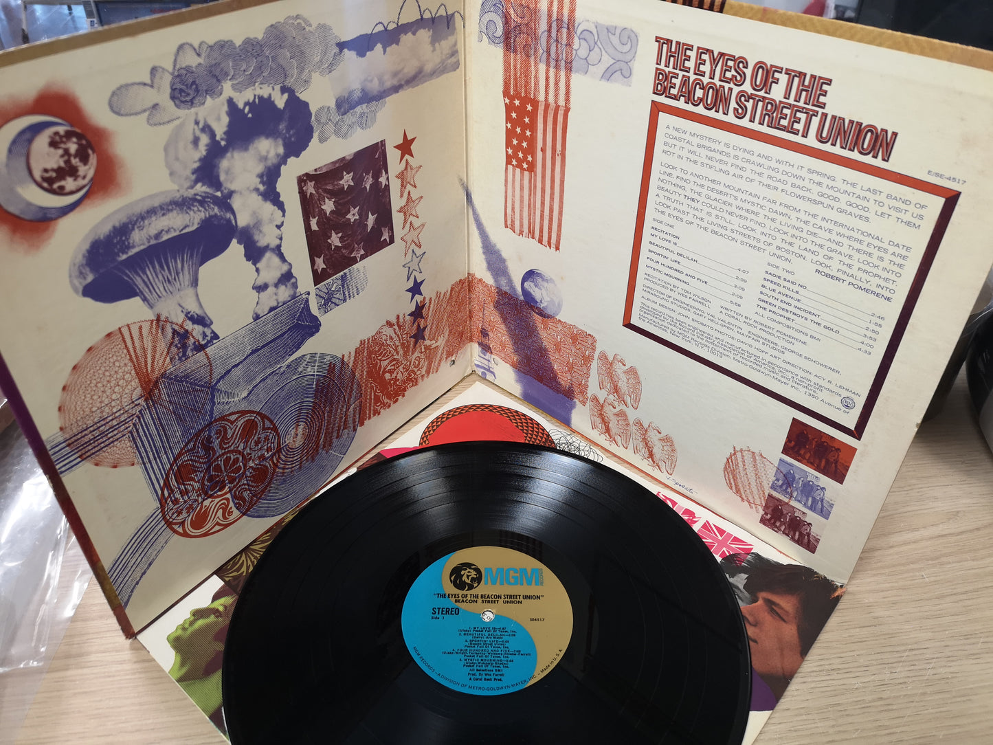 Beacon Street Union" The Eyes of the B.S. Union" Orig US 1968 VG++/EX