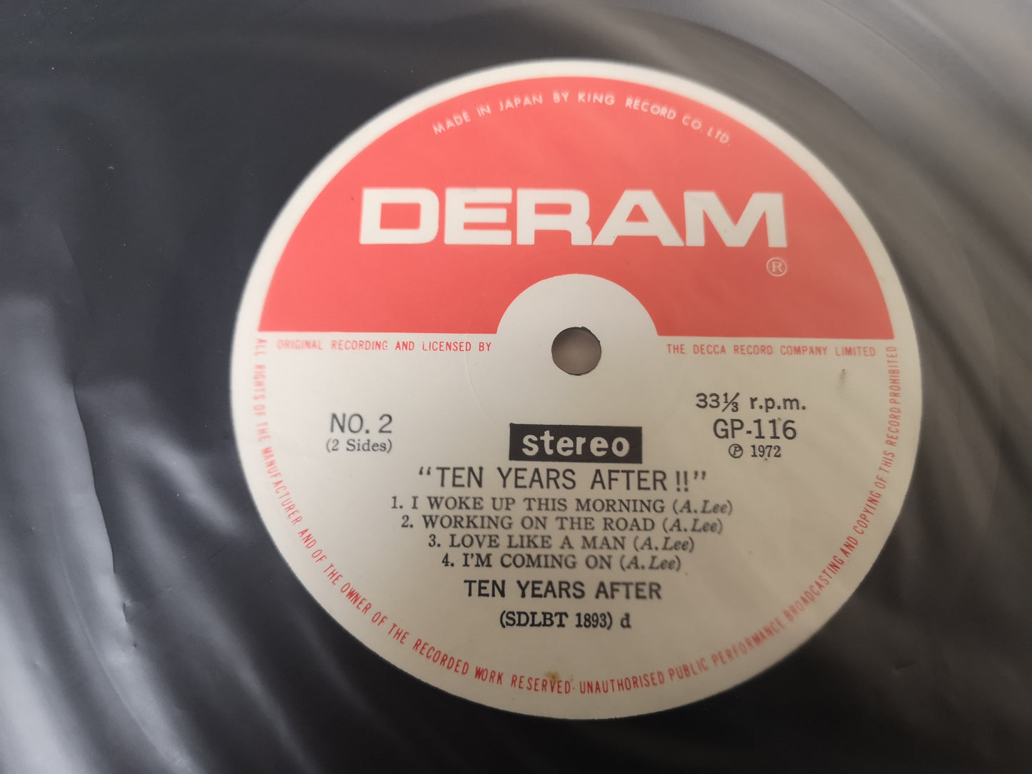 Ten Years After "S/T" Orig Japan 1972 M-/M-